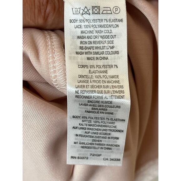 French Connection Blush Pink Velvet Camisole Top Women's Size 6 NWT - Picture 6 of 6